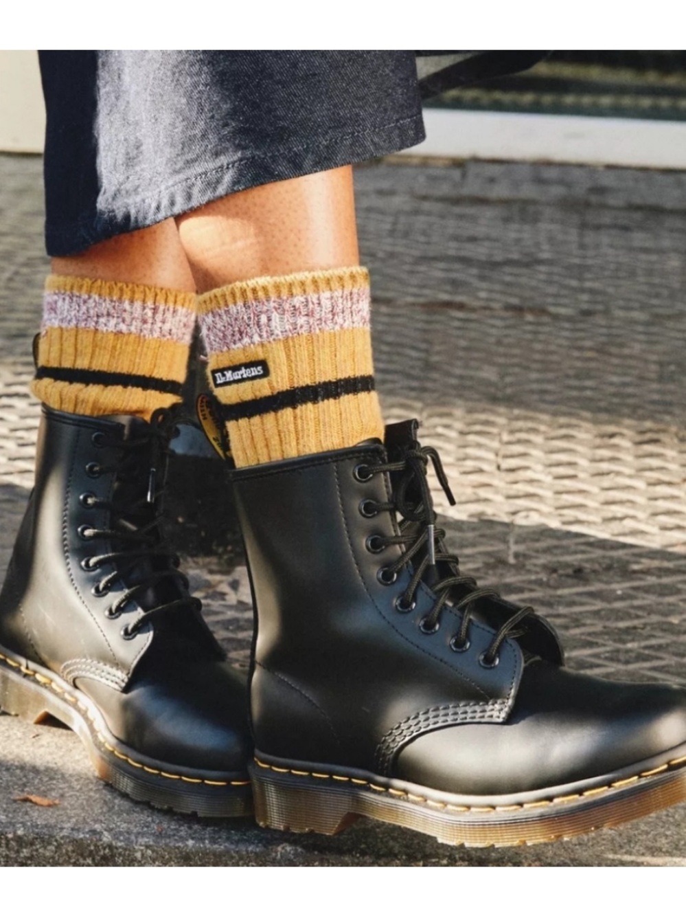 Dr. Martens Yellow Socks